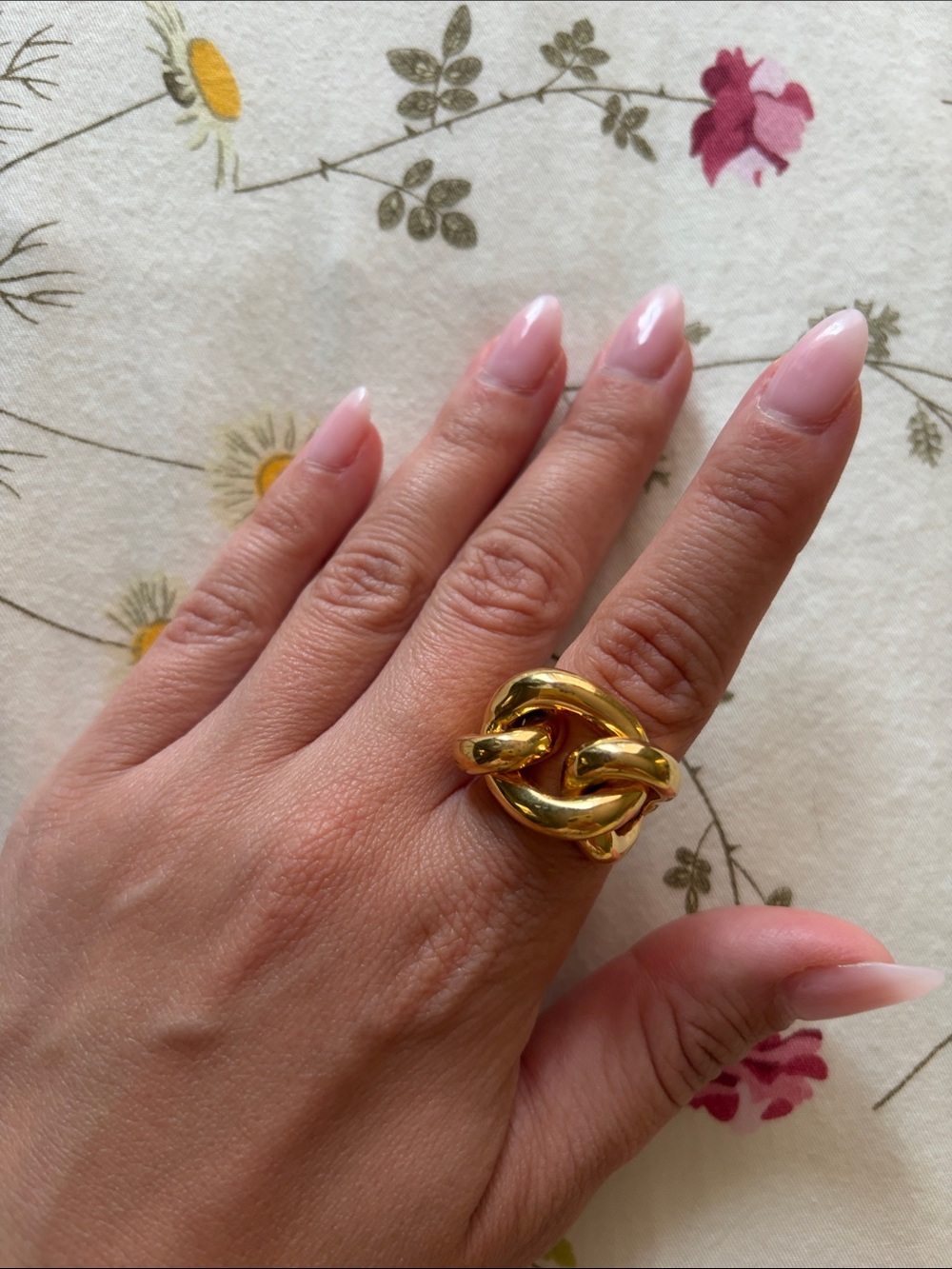 Gold Knot Statement Ring - Women Jewelry